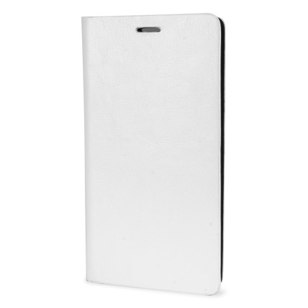 Olixar Sony Xperia C4 Kunstledertasche Wallet Stand Case in Weiß