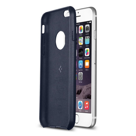 Spigen Leather Fit iPhone 6S / 6 Shell Case - Midnight Blue