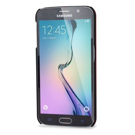 Olixar Aluminium Shell Case Samsung Galaxy S6 Hülle in Rot