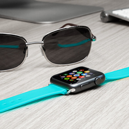 Correa Apple Watch (38 mm) Sport Olixar de Silicona - Azul