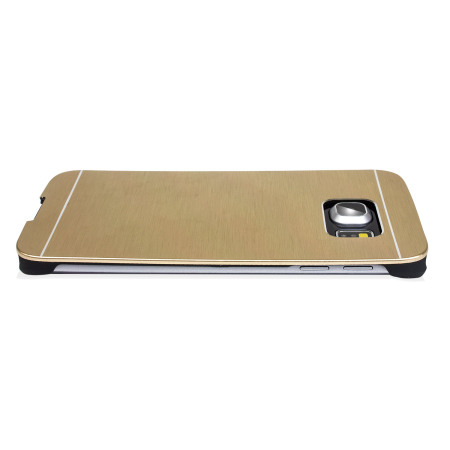 Olixar Aluminium Samsung Galaxy S6 Edge Shell Case - Goud