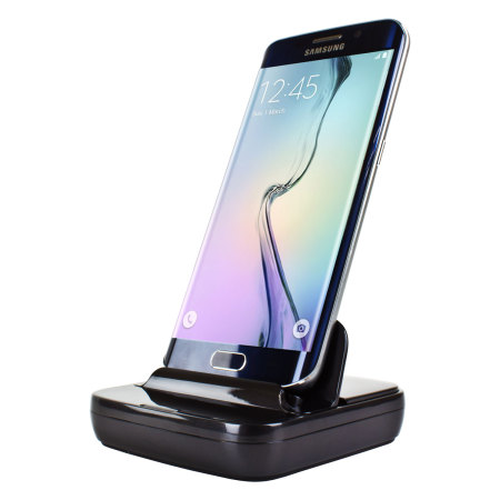 Official Samsung Galaxy S6 Edge Charging Desktop Dock - Black