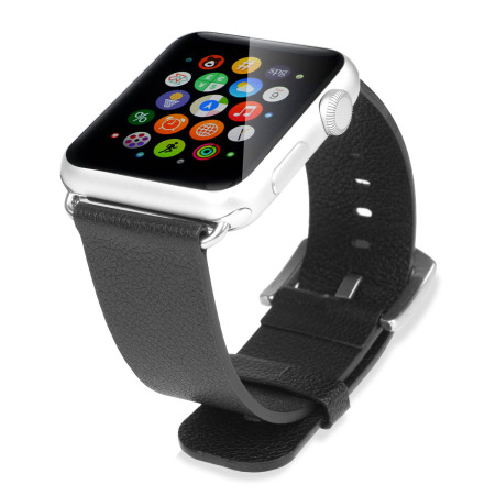  Baseus Apple Watch Premium Leather Strap - 42mm - Zwart 