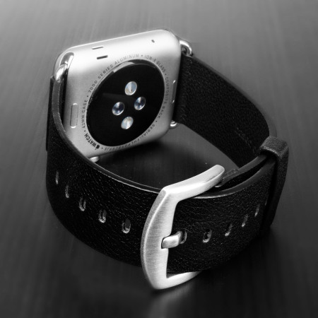  Baseus Apple Watch Premium Leather Strap - 42mm - Zwart 