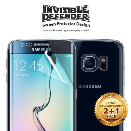 Rearth Invisible Defender Samsung Galaxy S6 Edge Full Screen Protector
