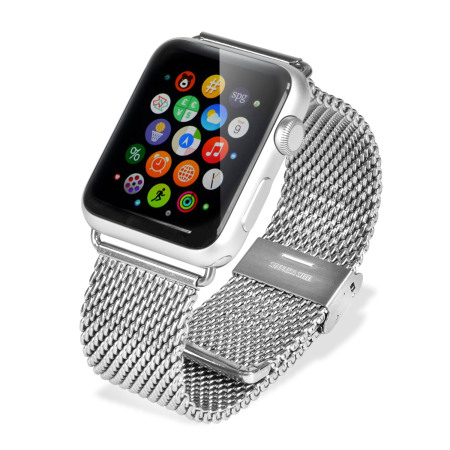 Bracelet pour Apple Watch (42mm) Stainless Acier - Argent