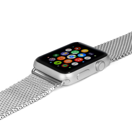 Bracelet pour Apple Watch (42mm) Stainless Acier - Argent