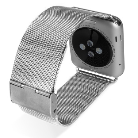 Olixar Apple Watch 2 / 1 Elegant Stainless Steel Strap - 42mm - Silver