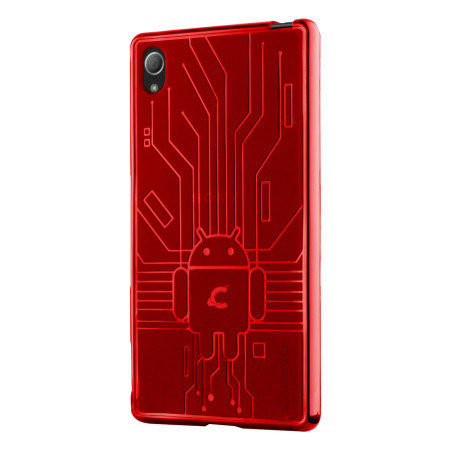 Cruzerlite Bugdroid Circuit Sony Xperia Z3+ Suojakotelo – Punainen