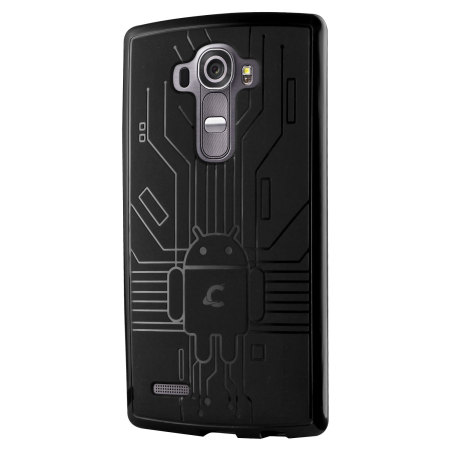 Cruzerlite Bugdroid Circuit LG G4 Gel Case - Black