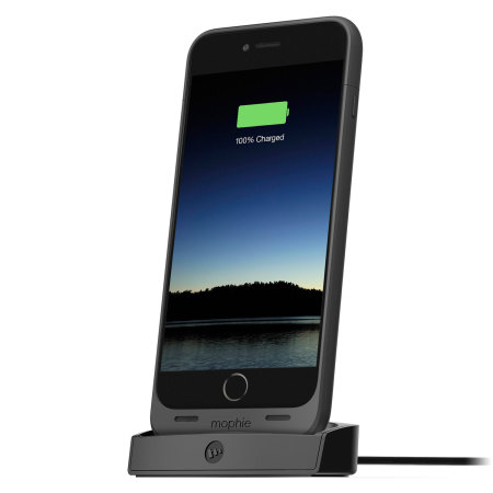 Base carga iPhone 6S Plus / 6 Plus compatible con Mophie Juice - Negra