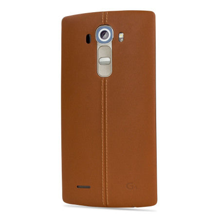 LG G4 Brown Leather Replacement Back Cover