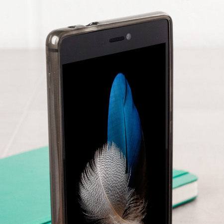 Coque Huawei P8 FlexiShield en gel – Noire fumée