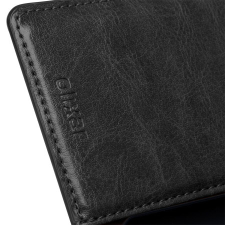 Olixar Leather-Style Sony Xperia A4 Wallet Stand Case - Black