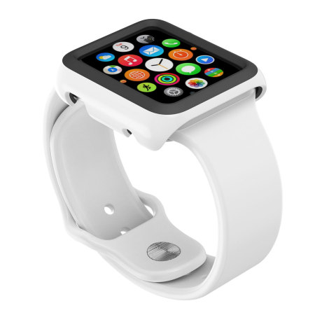 Speck CandyShell Fit Apple Watch Case (38mm) - White / Black