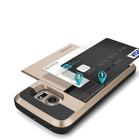 Verus Damda Slide Samsung Galaxy S6 Edge Case - Champagne Gold