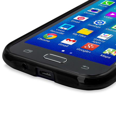 Olixar FlexiShield Samsung Galaxy J1 2015 Gel Case - Black
