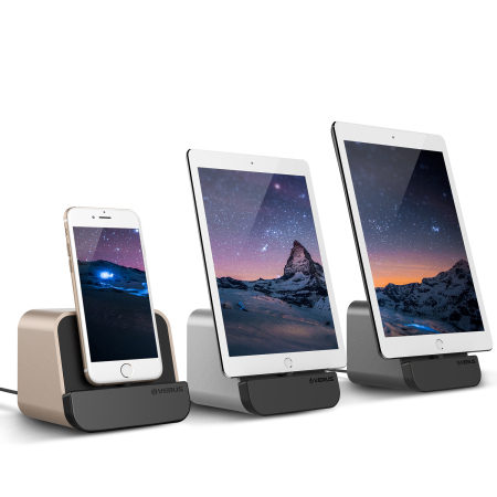 Verus i-Depot Universal Smartphone & Tablett Laddningsdock - Guld