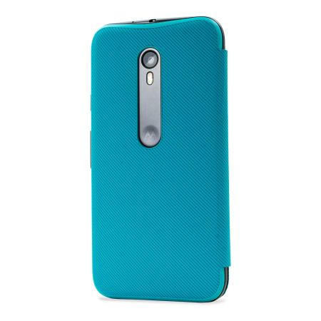 kom tot rust maniac Uitverkoop Official Motorola Moto G 3rd Gen Flip Shell Cover - Turquoise