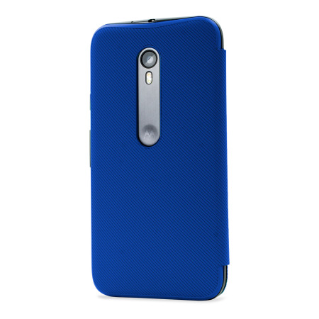 Motorola G 3rd Gen Flip Shell Cover - Blue