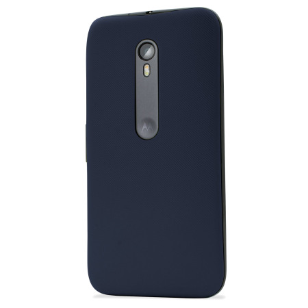 Tochi boom Mentaliteit Post Official Motorola Moto G 3rd Gen Shell Replacement Back Cover - Navy
