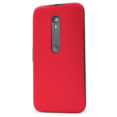 Official Motorola Moto G 3rd Gen Shell Replacement Back Cover - Cherry