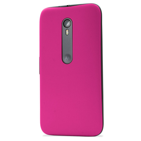 Official Motorola Moto G 3rd Gen Shell Replacement Back Cover - Pink