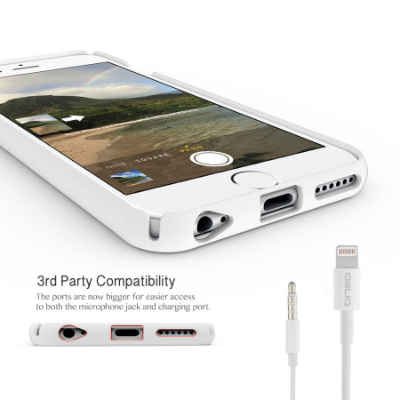 Obliq Slim Meta II Series iPhone 6S / 6 Case - White / Champagne Gold