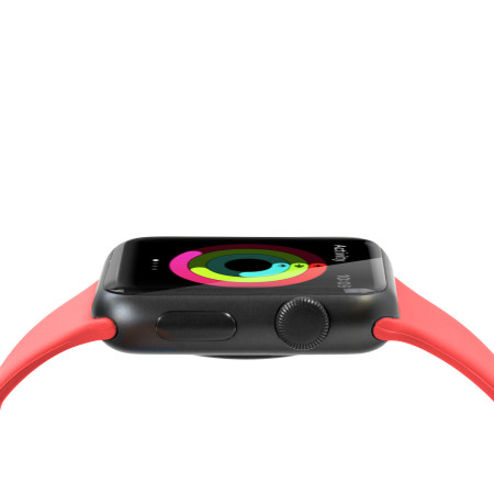 Olixar 3-in-1 Silicone Sports Apple Watch 2 / 1 Strap 38mm - Light Red