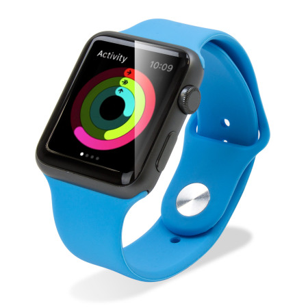 Bracelet Apple Watch 2 / 1 Olixar Sport Silicone 3-en-1 - 38mm - Bleu