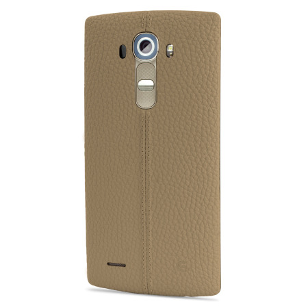 LG G4 Beige Leather Replacement Back Cover