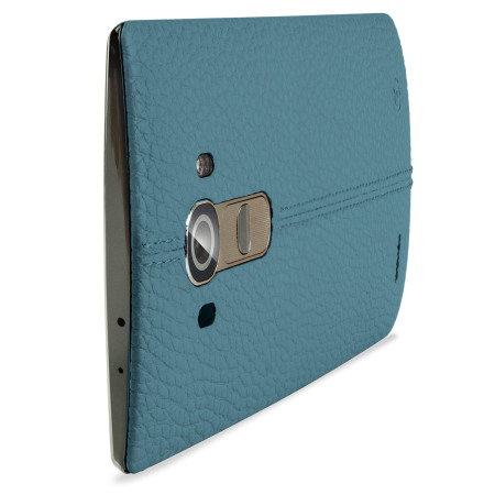 LG G4 Blue Leather Replacement Back Cover