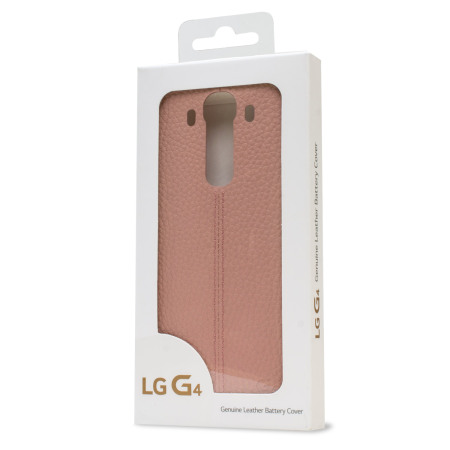 LG G4 Pink Leather Replacement Back Cover