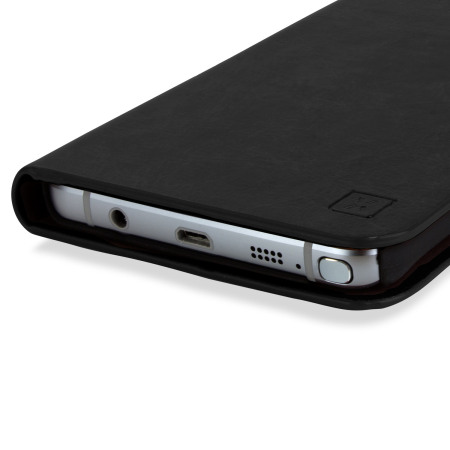 Olixar Leather-Style Samsung Galaxy Note 5 Wallet Case - Black