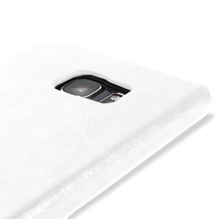 Olixar Leren-Style Samsung Galaxy Note 5 Wallet Case - Wit 