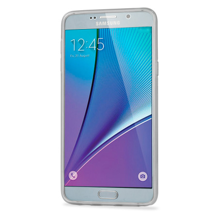 Coque Samsung Galaxy Note 5 FlexiShield Gel - Blanche givrée