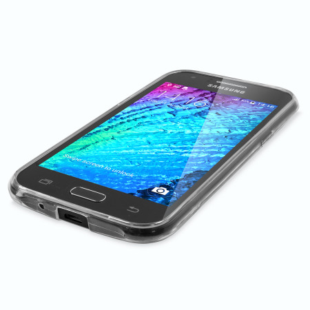 Funda Samsung Galaxy J1 2015 FlexiShield Ultra-Delgada - Transparente