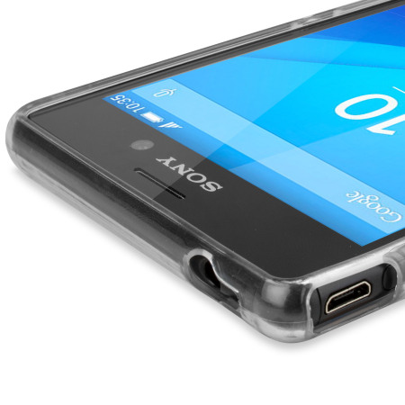 FlexiShield Gel Case Sony Xperia M4 Aqua Hülle in 100% Klar