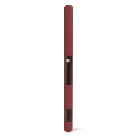 ToughGuard Rubberised Hybrid Hülle für Sony Xperia M4 Aqua in Rot