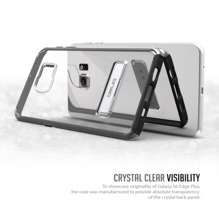 Obliq Naked Shield Series Samsung Galaxy S6 Edge+ Bumper Case - Zwart 