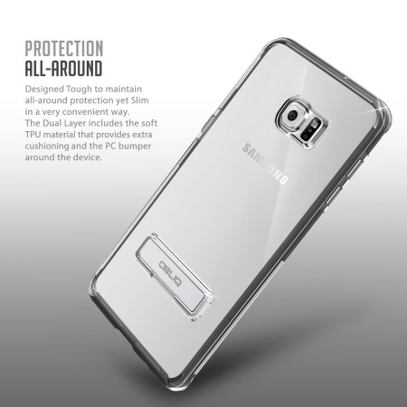 Obliq Naked Shield Series Samsung Galaxy S6 Edge+ Bumperskal - Svart