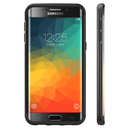 Coque Samsung Galaxy S6 Edge+ Spigen Neo Hybrid Carbone – Gunmetal