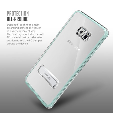 Obliq Naked Shield Series Samsung Galaxy S6 Edge Plus Case - Green