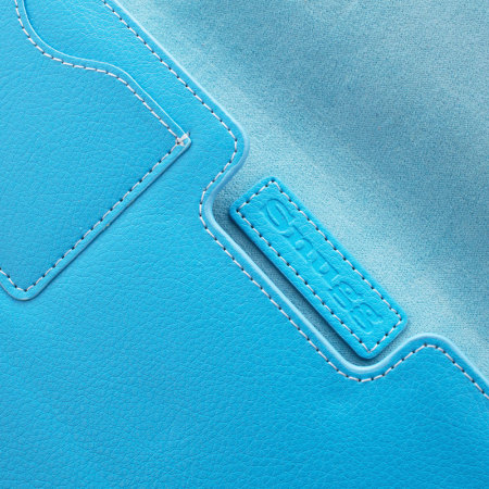 Snugg Leather-Style Wallet Microsoft Surface 3 Pouch - Cyan