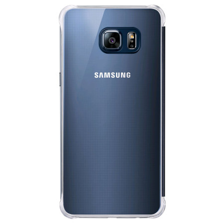 Official Samsung Galaxy S6 Edge Plus Clear View Cover Case - Blue