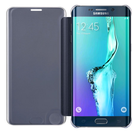 Delegeren waarde pedaal Official Samsung Galaxy S6 Edge Plus Clear View Cover Case - Blue