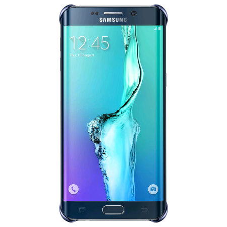 Official Samsung Galaxy S6 Edge Plus Clear Cover Case - Blue / Black