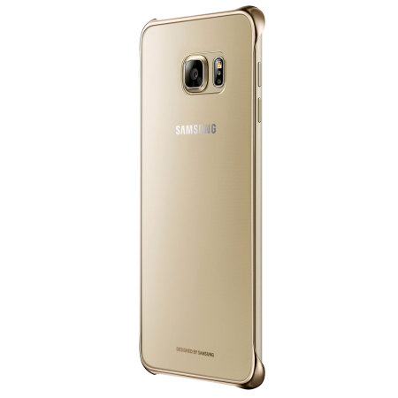 Official Samsung Galaxy S6 Edge Plus Clear Cover Case Gold