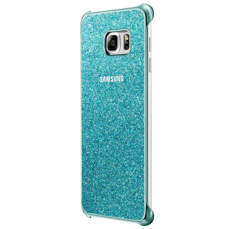 Official Samsung Galaxy S6 Edge Plus Glitter Cover Case - Blue