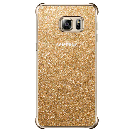Official Samsung Galaxy S6 Edge Plus Glitter Cover Case - Gold